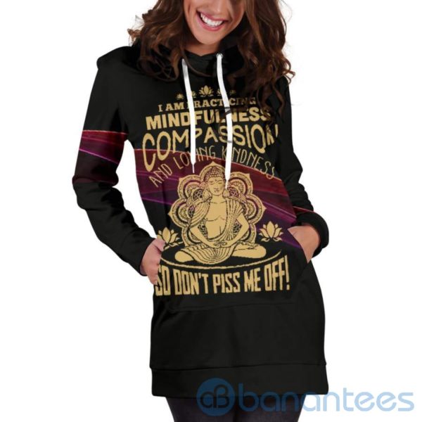 I Am Practicing Hoodie Dress For Women Product Photo