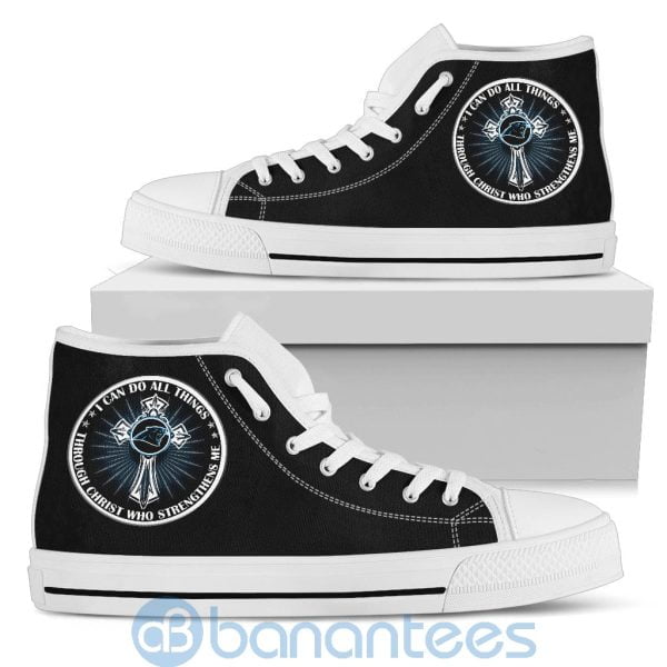 I Can Do All Things Through Christ Carolina Panthers High Top Shoes Product Photo