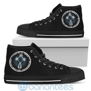 I Can Do All Things Through Christ Carolina Panthers High Top Shoes Product Photo