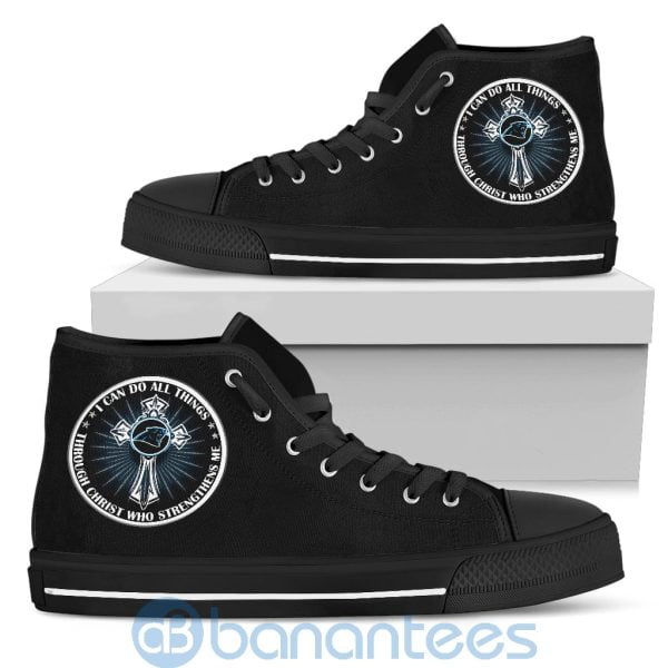 I Can Do All Things Through Christ Carolina Panthers High Top Shoes Product Photo
