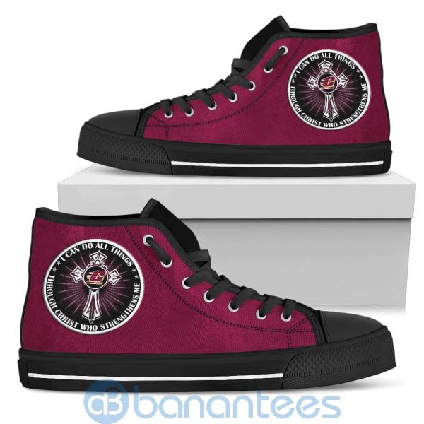 I Can Do All Things Through Christ Central Michigan Chippewas High Top Shoes Product Photo