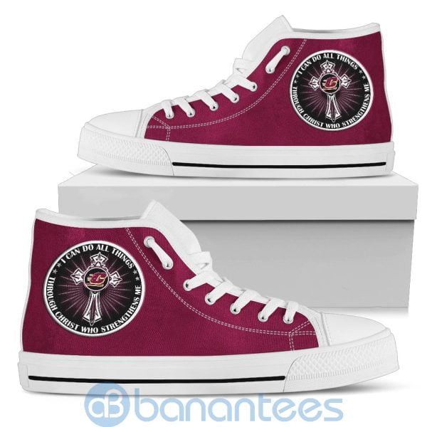 I Can Do All Things Through Christ Central Michigan Chippewas High Top Shoes Product Photo