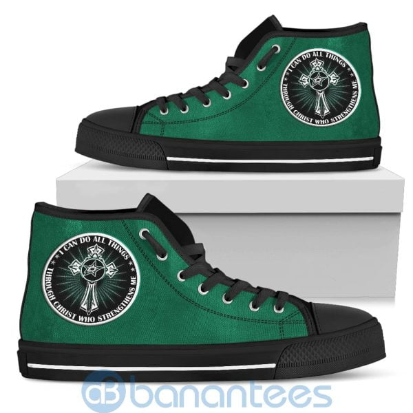 I Can Do All Things Through Christ Dallas Stars High Top Shoes Product Photo