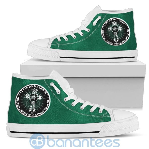 I Can Do All Things Through Christ Dallas Stars High Top Shoes Product Photo