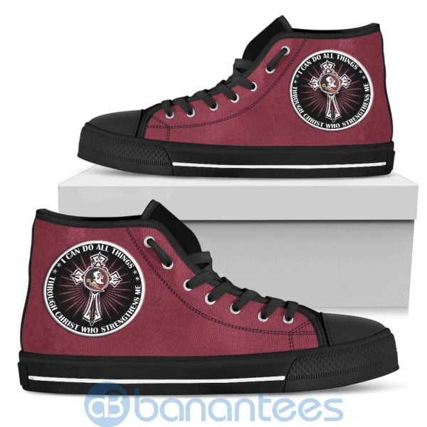 I Can Do All Things Through Christ Florida State Seminoles High Top Shoes Product Photo