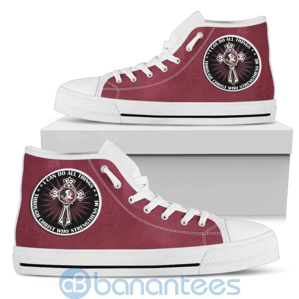 I Can Do All Things Through Christ Florida State Seminoles High Top Shoes Product Photo