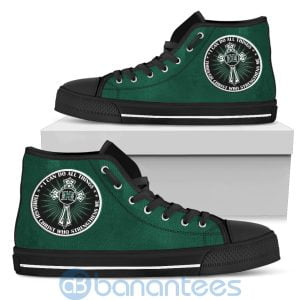 I Can Do All Things Through Christ Hawaii Rainbow Warriors High Top Shoes Product Photo