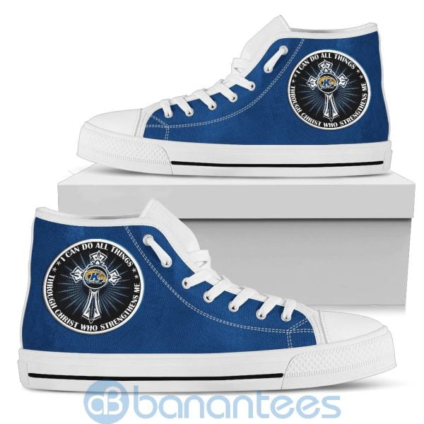 I Can Do All Things Through Christ Kent State Golden Flashes High Top Shoes Product Photo