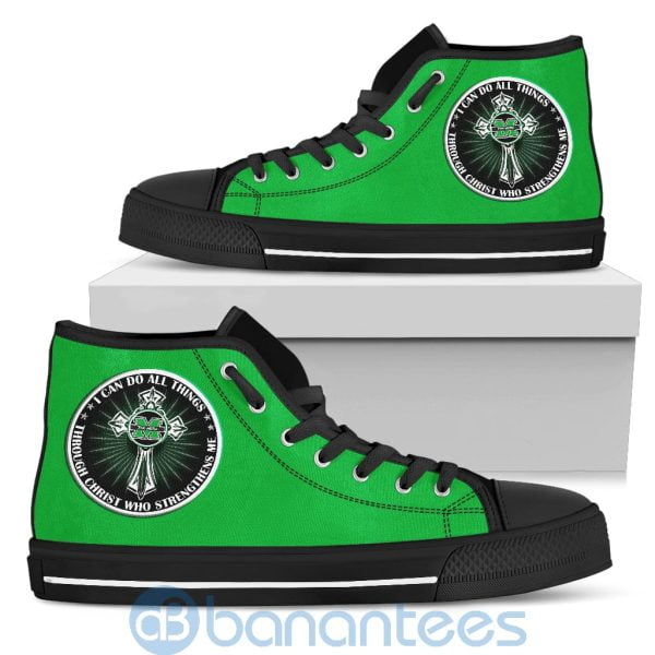 I Can Do All Things Through Christ Marshall Thundering Herd High Top Shoes Product Photo
