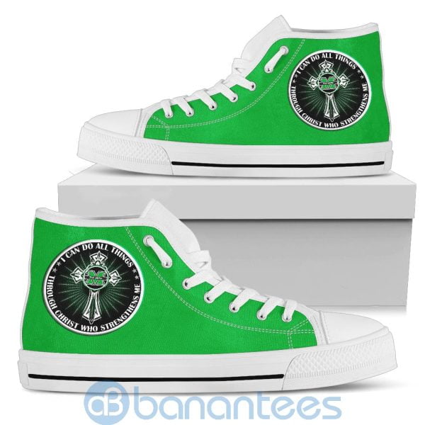 I Can Do All Things Through Christ Marshall Thundering Herd High Top Shoes Product Photo