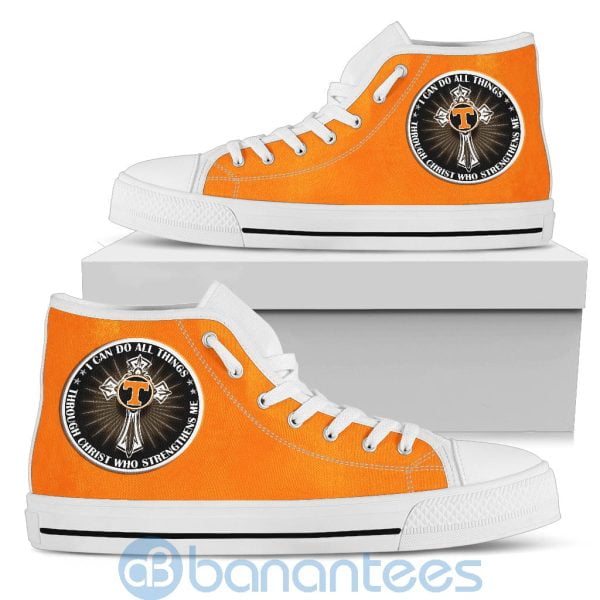 I Can Do All Things Through Christ Tennessee Volunteers High Top Shoes Product Photo