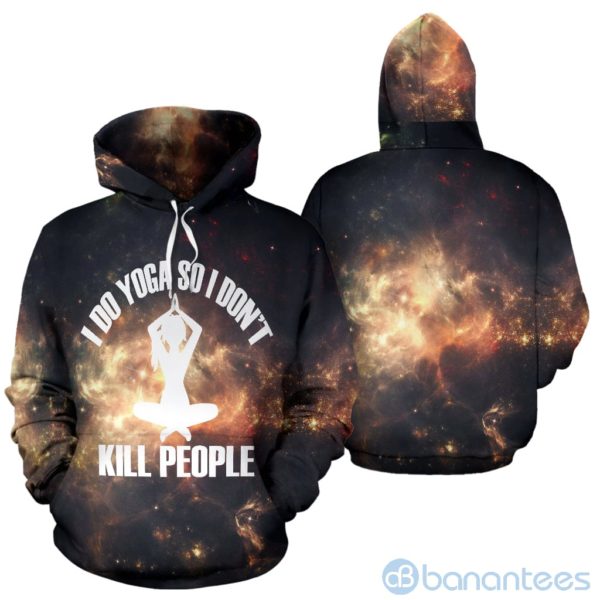 I Do Yoga All Over Printed 3D Hoodie Product Photo