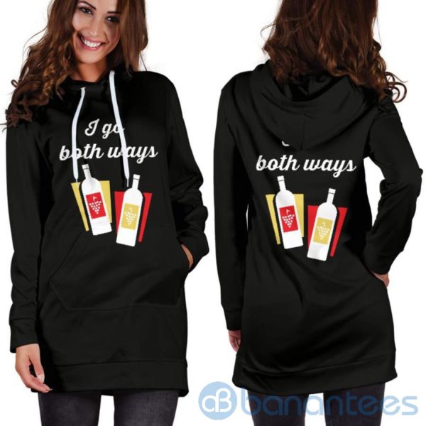 I Go Both Ways Hoodie Dress For Women Product Photo