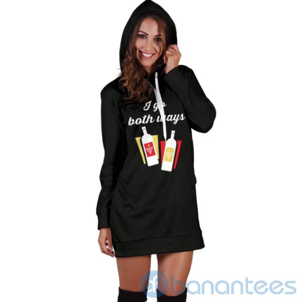 I Go Both Ways Hoodie Dress For Women Product Photo