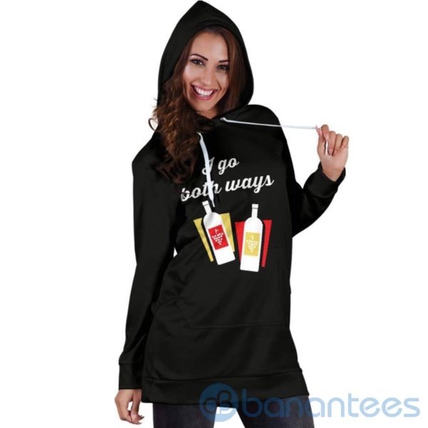 I Go Both Ways Hoodie Dress For Women Product Photo