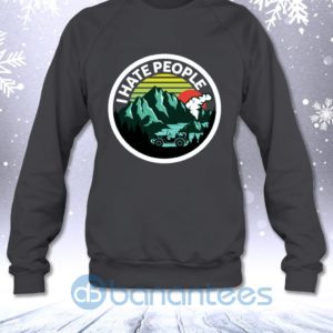 I Hate People Jeep Lovers Off Road Funny Sarcasm Saying Sweatshirt Product Photo