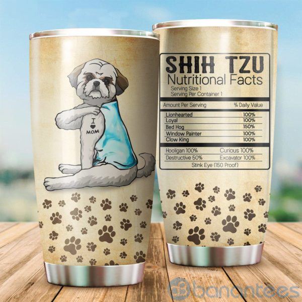 I Love Mom Shih Tzu Tumbler Product Photo