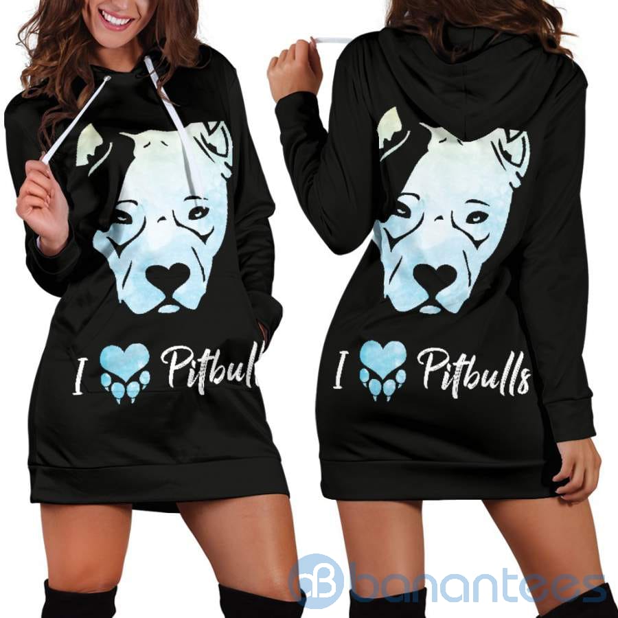 i-love-pitbulls-hoodie-dress-for-women-1-fAHxb.jpg I Love Pitbulls Hoodie Dress For Women Product Photo