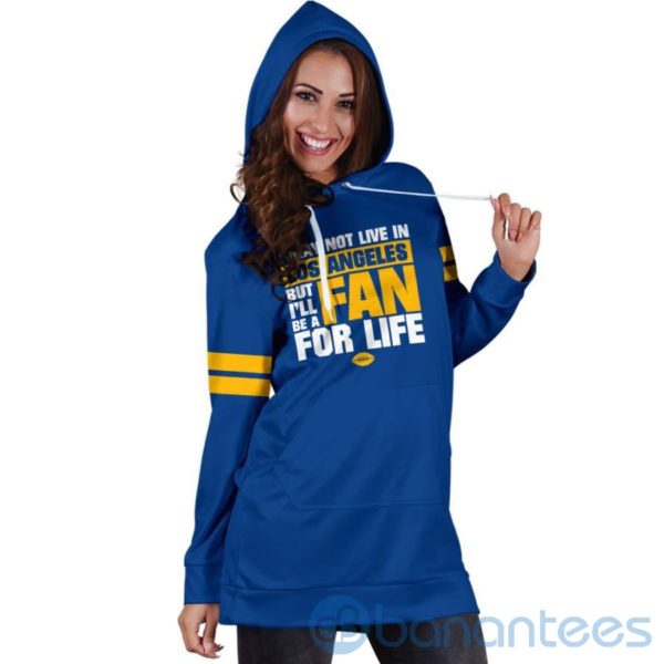 I May Not Live In Los Angeles Fan For Life Hoodie Dress For Women Product Photo