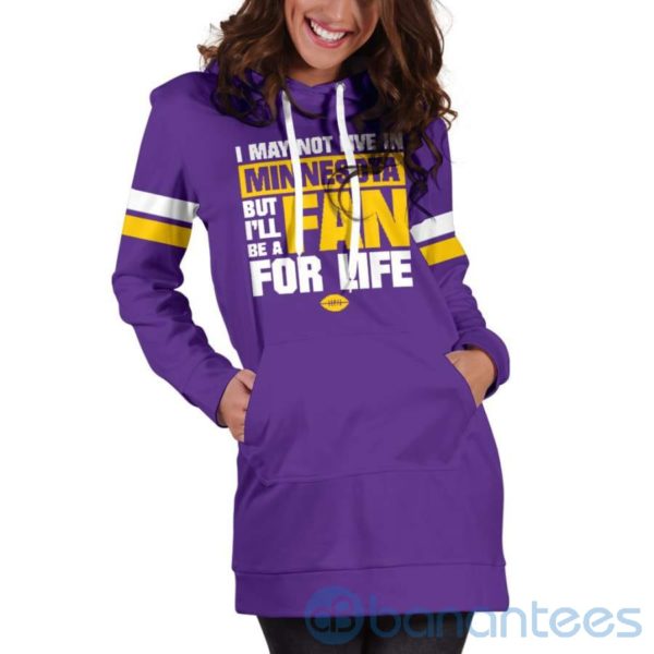 I May Not Live In Minnesota Fan For Life Hoodie Dress For Women Product Photo