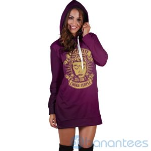 i meditate choke people hoodie dress for women 3 96ClD 300x300 image I Meditate Choke People Hoodie Dress For Women Product Photo