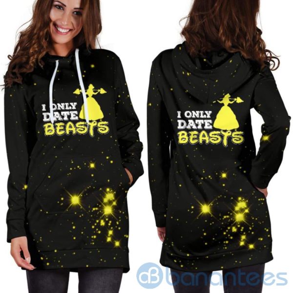 I Only Date Beasts Hoodie Dress For Women Product Photo