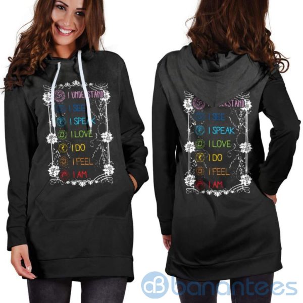 I Understand I See I Speak Hoodie Dress For Women Product Photo