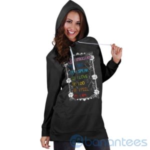 I Understand I See I Speak Hoodie Dress For Women Product Photo