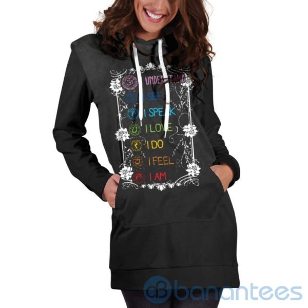 I Understand I See I Speak Hoodie Dress For Women Product Photo