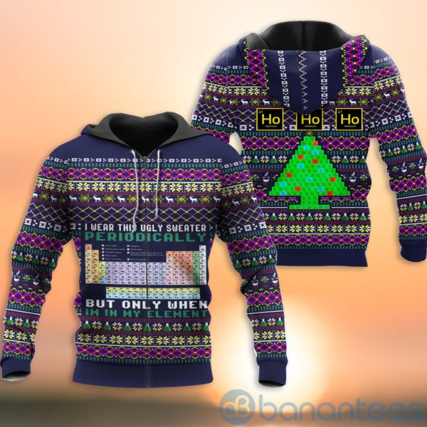 I Wear This Ugly Sweater Periodically Ugly Christmas All Over Printed 3D Shirt Product Photo