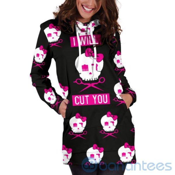 I Will Cut You Hoodie Dress For Women Product Photo