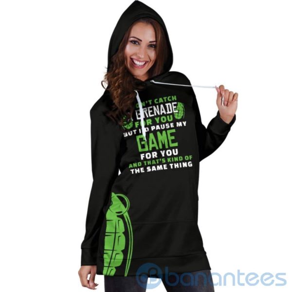 I Won't Catch A Grenade For You Hoodie Dress For Women Product Photo