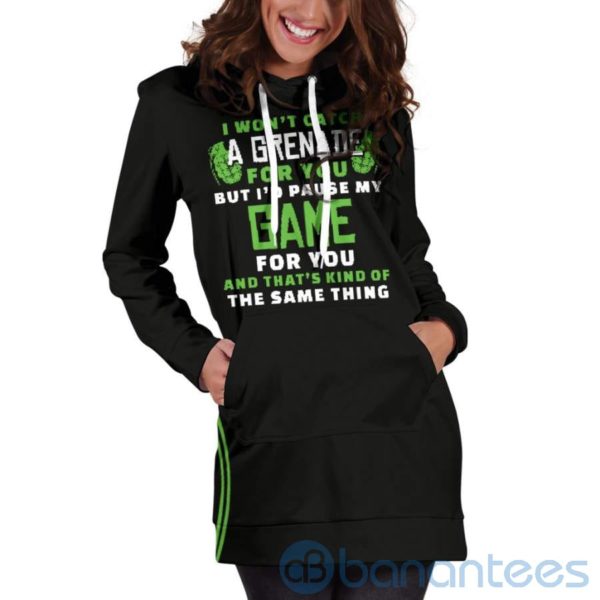 I Won't Catch A Grenade For You Hoodie Dress For Women Product Photo