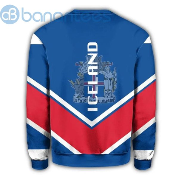 Iceland Coat Of Arms Lucian Style All Over Printed 3D Sweatshirt Product Photo