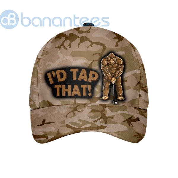 I'd Tap That Funny Bigfoot Golf All Over Printed 3D Cap Product Photo