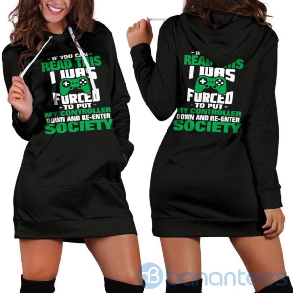 If You Can Read This Hoodie Dress For Women Product Photo
