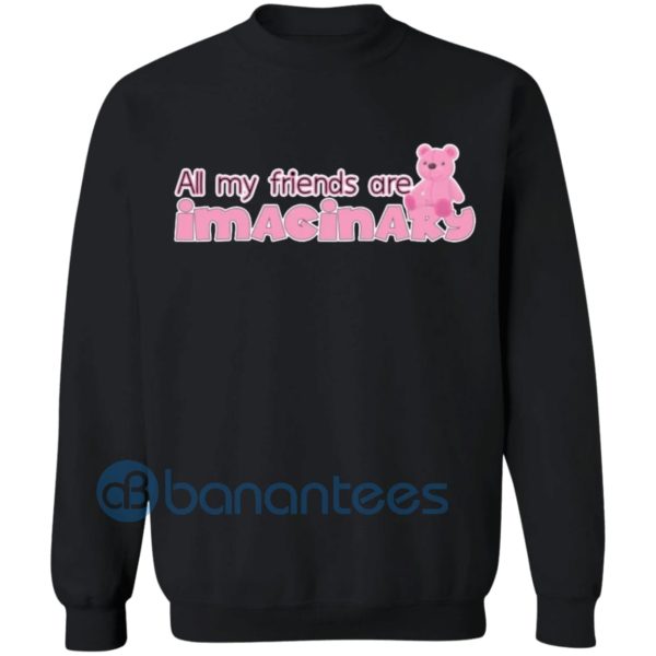 Imaginary Friends Sweatshirt All My Friends Are Imaginary Hilarious Introvert Sweatshirt Product Photo
