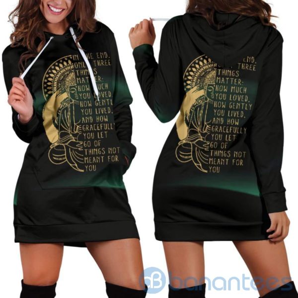 In The End Hoodie Dress For Women Product Photo