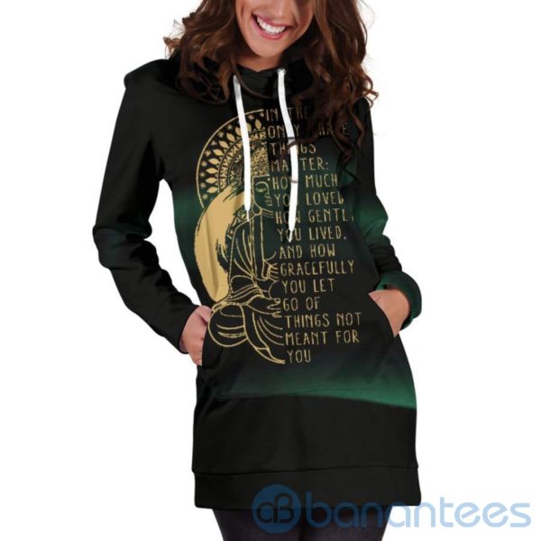 In The End Hoodie Dress For Women Product Photo