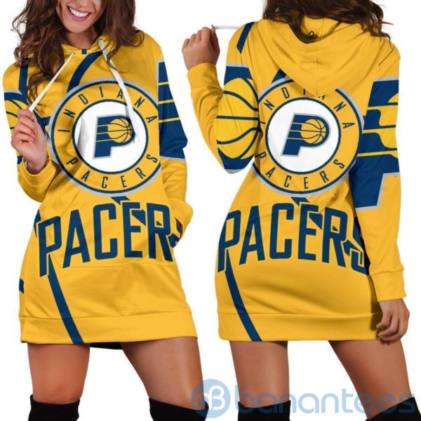 Indiana Pacers Hoodie Dress For Women Product Photo