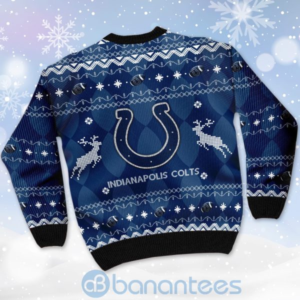 Indianapolis Colts American Football Black Ugly Christmas 3D Sweater Product Photo