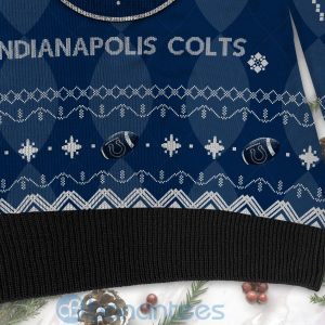 Indianapolis Colts American Football Black Ugly Christmas 3D Sweater Product Photo