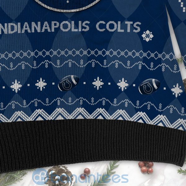 Indianapolis Colts American Football Black Ugly Christmas 3D Sweater Product Photo