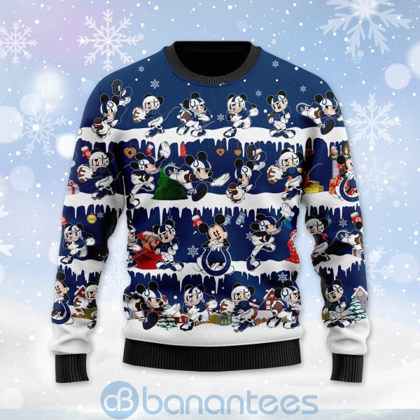Indianapolis Colts Mickey American Football Ugly Christmas 3D Sweater Product Photo