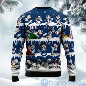 Indianapolis Colts Mickey American Football Ugly Christmas 3D Sweater Product Photo
