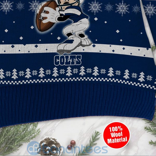 Indianapolis Colts Mickey Mouse Funny Ugly Christmas 3D Sweater Product Photo