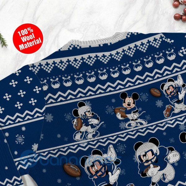 Indianapolis Colts Mickey Mouse Ugly Christmas 3D Sweater Product Photo