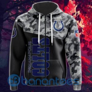 Indianapolis Colts Military Camo Pattern Full Printed 3D Hoodie Product Photo