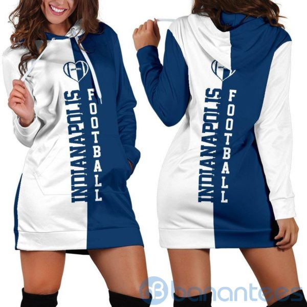 Indianapolis Football Hoodie Dress For Women Product Photo