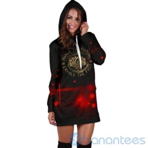 Inhale The Future Exhale The Past Hoodie Dress For Women Product Photo